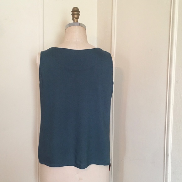 Mother Earth Forest Green & Rust Geometric Tank - Picture 10 of 11